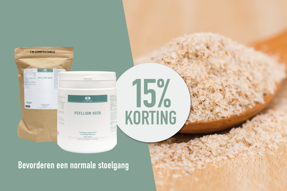 posteraanbieding psyllium husk met foto psyllium