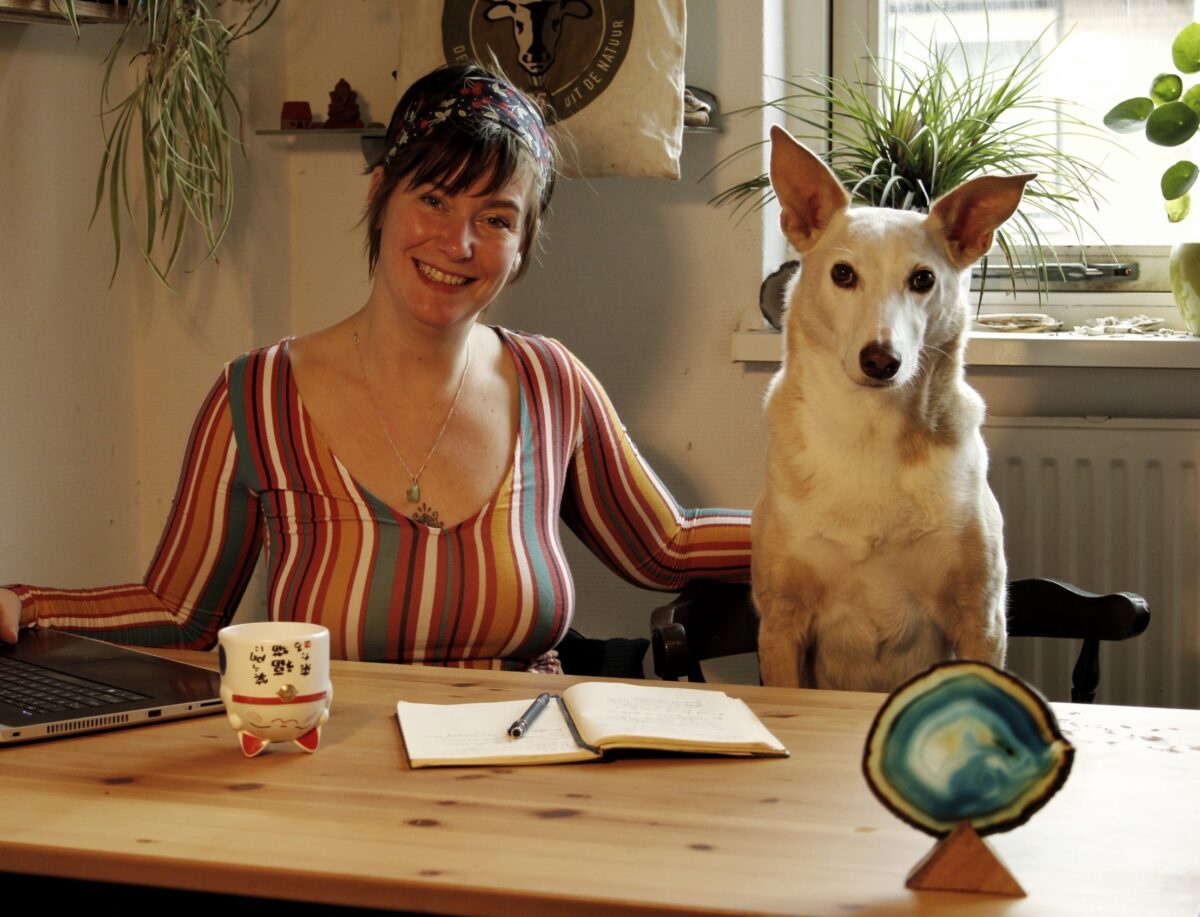 collega melody met hond ivy