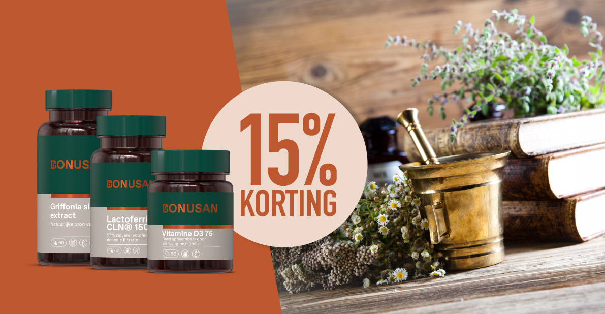 posteraanbieding bonusan met sfeerfoto kruiden