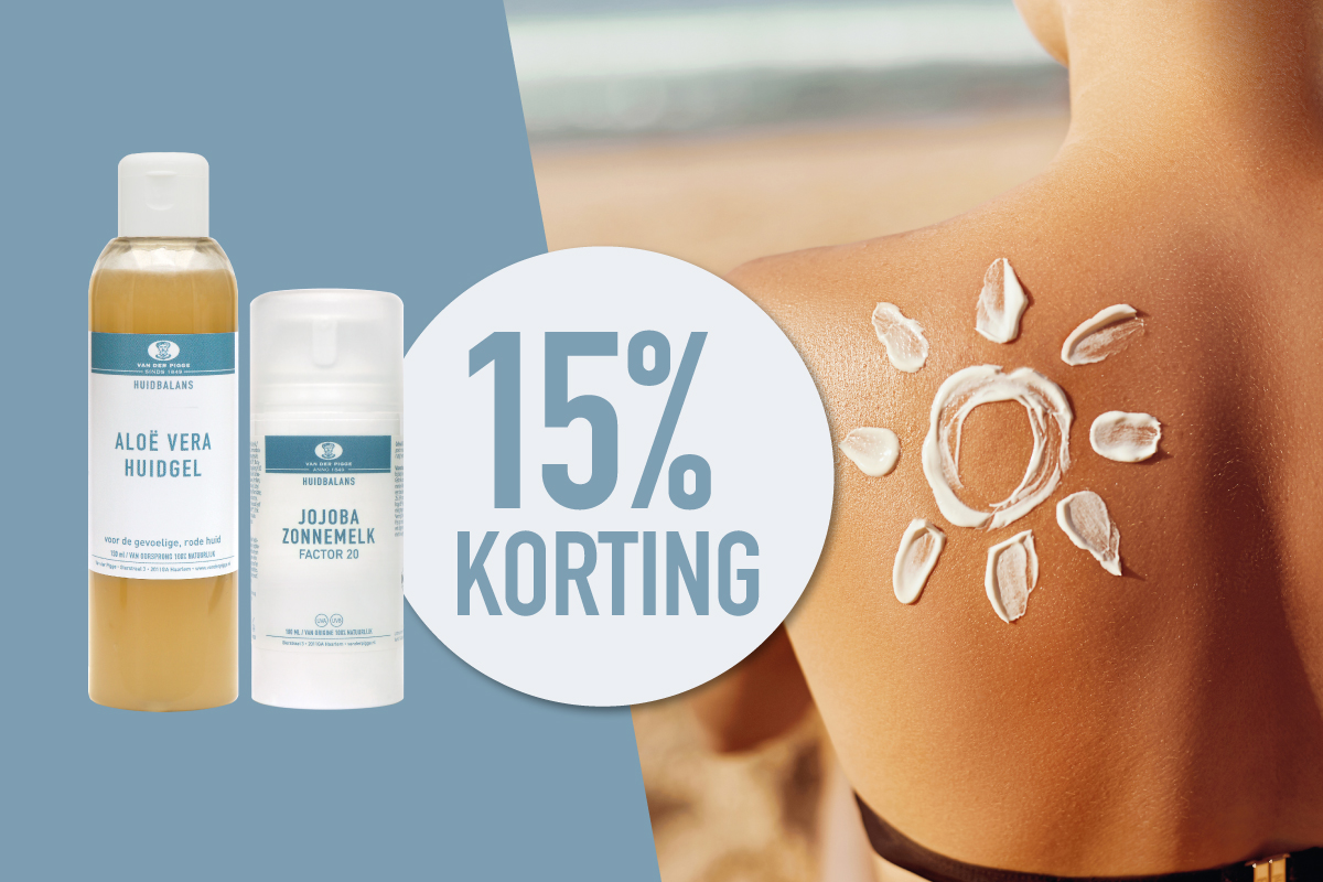 aanbieding Jojoba Zonnemelk en Aloe Vera Huidgel