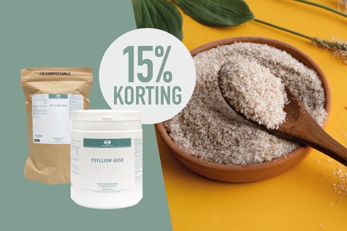 psyllium husk aanbieding poster
